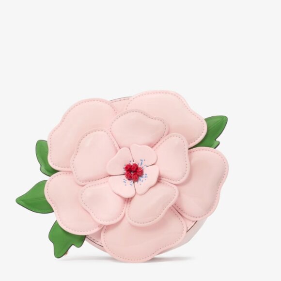 Kate Spade In the Garden 3D Mini Crossbody Flower Purse Pastry Pink - SOLD OUT - Picture 2 of 8